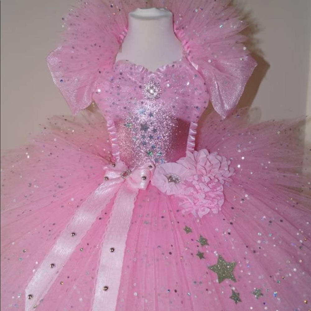 Luxury Wizard of Oz Glinda the Good witch costume